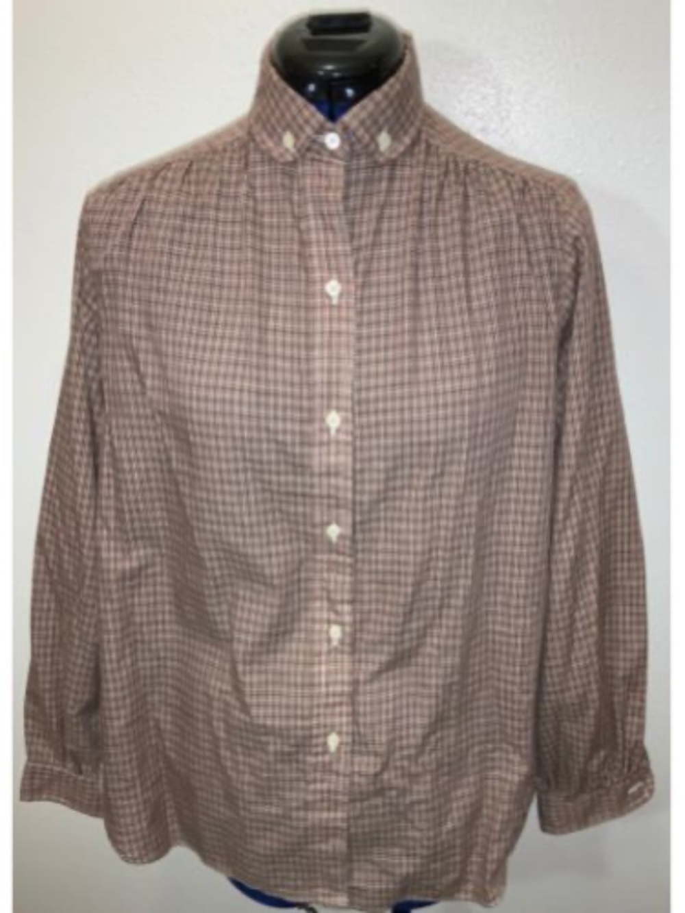 Evan-Picone - Plaid Button-down shirt - Size 10